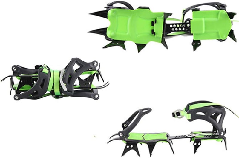 BRS S1B Teeth Ice Crampons Skid Spikes Winter Snow Boots Shoe Cover Clips with Carabiner for Outdoor Hiking and Climbing (2.5) - Image 3